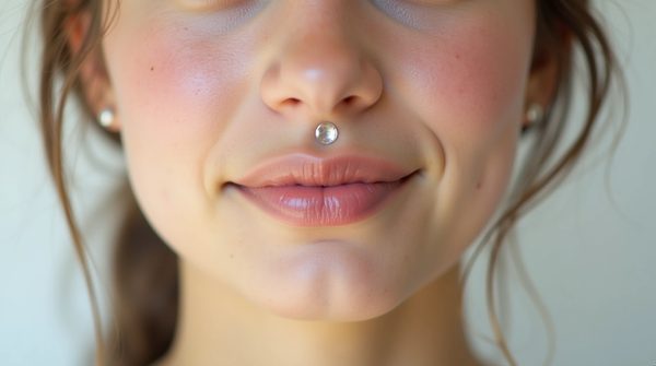 Retenez vos piercings avec le labret transparent pratique